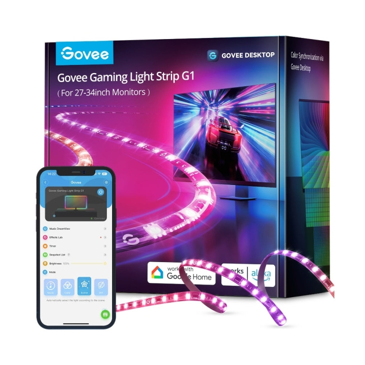 Govee Gaming Lightstrip G1 i gruppen HJEM, HUS OG HAGE / Smarthus / Smart belysning hos TP E-commerce Nordic AB (C93303)