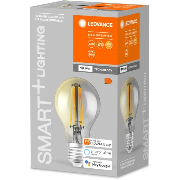 LEDVANCE SMART+ standard 44W Filament E27 WiFi i gruppen Elektronikk / Lys / LED-lys hos TP E-commerce Nordic AB (C93334)