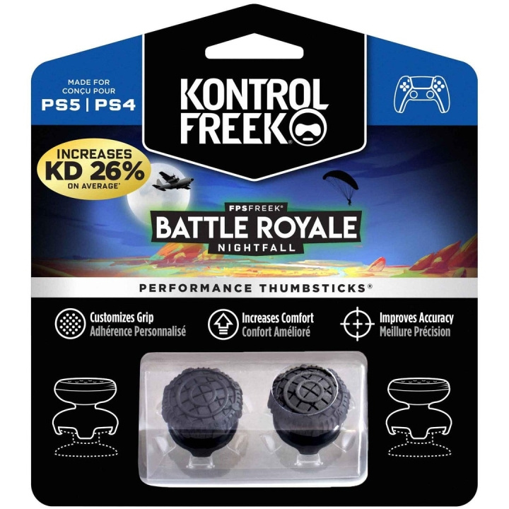 KontrolFreek FPS Freek Nightfall - PS5/PS4 (4-pinners) i gruppen Elektronikk / TV-spill & tilbehør / Sony PlayStation 5 / Tilbehør hos TP E-commerce Nordic AB (C93404)