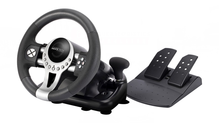 Maxx Tech Pro Racing Wheel Kit (PC, Switch, PS4, XBX) i gruppen Datautstyr / GAMING / Gaming-tilbehør hos TP E-commerce Nordic AB (C93415)