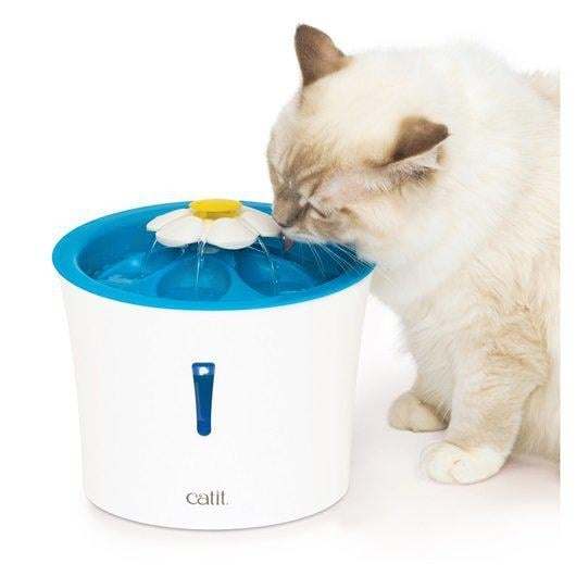 catit Kattefontene Flower Led 3 liter - (785.0361) i gruppen HJEM, HUS OG HAGE / Dyretilbehør / Katt hos TP E-commerce Nordic AB (C93421)