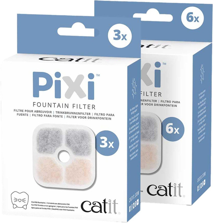 catit Kullfilter for Pixi 2,5L 3stk - (785.0486) i gruppen HJEM, HUS OG HAGE / Dyretilbehør / Katt hos TP E-commerce Nordic AB (C93429)