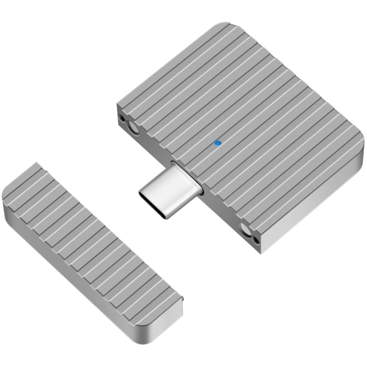 LogiLink Mini-kabinett för PCIe NVMe SSD USB-C Aluminium i gruppen Datautstyr / Datamaskin Tilbehør / Harddisk kabinetter / SSD hos TP E-commerce Nordic AB (C93482)