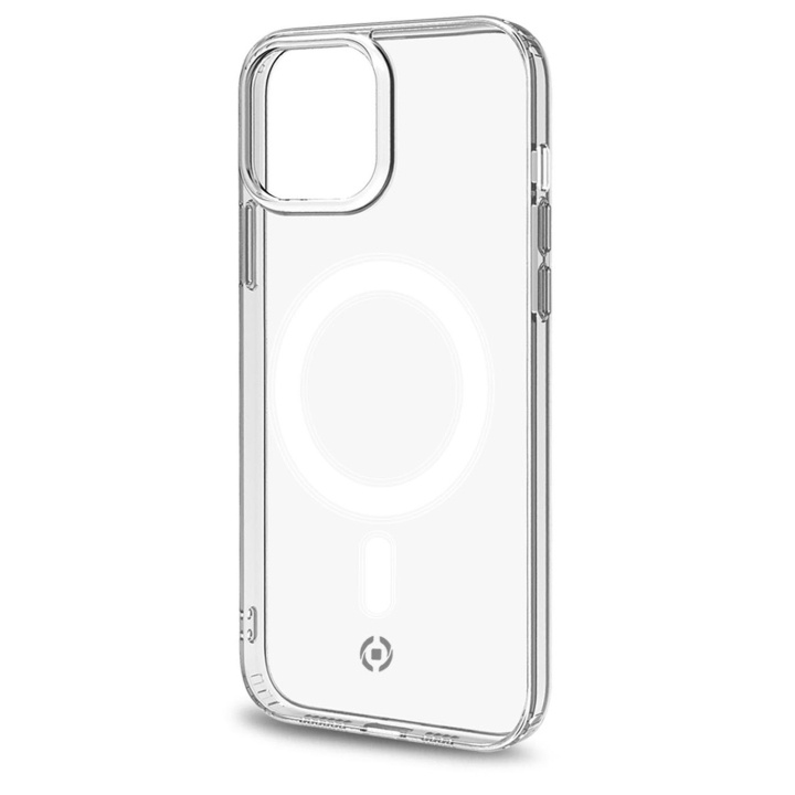 Celly Gelskinmag TPU Cover MagSafe-kompatibelt iPhone 14 Transparent i gruppen SMARTTELEFON & NETTBRETT / Mobilbeskyttelse / Apple / iPhone 14 hos TP E-commerce Nordic AB (C93504)