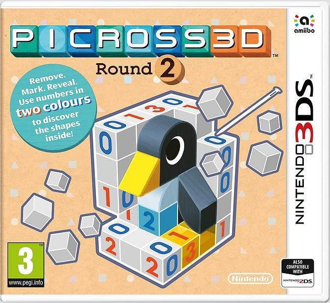 Nintendo Picross 3D Round 2 (3DS) i gruppen Elektronikk / TV-spill & tilbehør / Nintendo 3DS hos TP E-commerce Nordic AB (C93546)