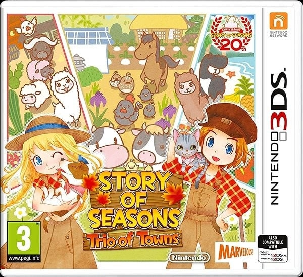 Nintendo Story of Seasons: Trio of Towns (3DS) i gruppen Elektronikk / TV-spill & tilbehør / Nintendo 3DS hos TP E-commerce Nordic AB (C93560)