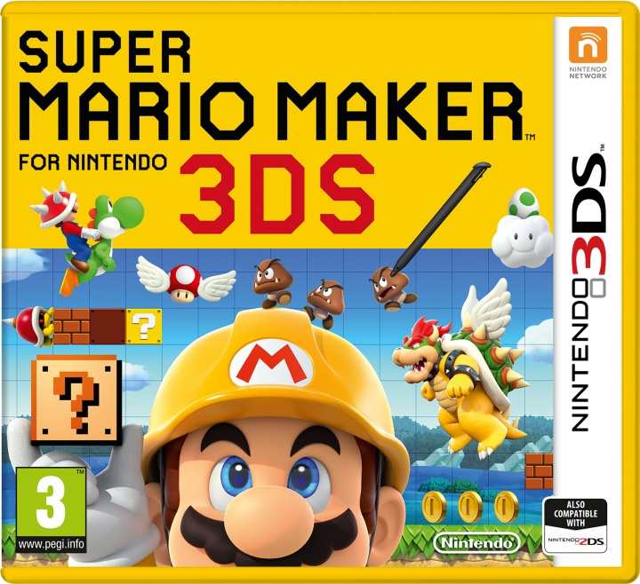 Nintendo Super Mario Maker (3DS) i gruppen Elektronikk / TV-spill & tilbehør / Nintendo 3DS hos TP E-commerce Nordic AB (C93578)