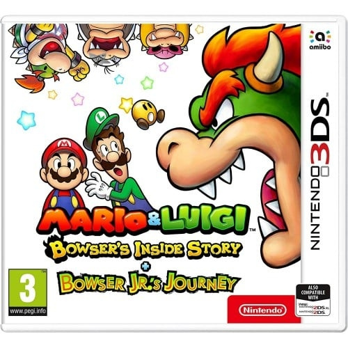 Nintendo Mario & Luigi Bowser\'s Inside Story + Bowser Jr\'s Journey (3DS) i gruppen Elektronikk / TV-spill & tilbehør / Nintendo 3DS hos TP E-commerce Nordic AB (C93582)