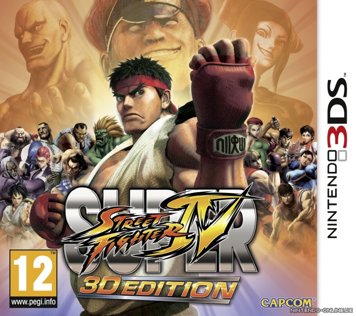 Capcom Super Street Fighter IV: 3D Edition (ITA) (engelsk i spillet) i gruppen Elektronikk / TV-spill & tilbehør / Nintendo 3DS hos TP E-commerce Nordic AB (C93638)