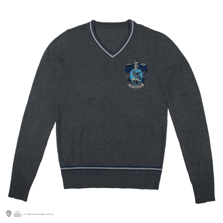 Harry Potter ravenclaw - Grå strikket genser - X-Small i gruppen SPORT, FRITID & HOBBY / Tilbehør / T-shirts hos TP E-commerce Nordic AB (C93675)