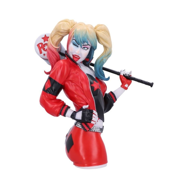 Nemesis Now Harley Quinn byste, 30 cm i gruppen SPORT, FRITID & HOBBY / Morsomme produkter / Samlerobjekter hos TP E-commerce Nordic AB (C93805)