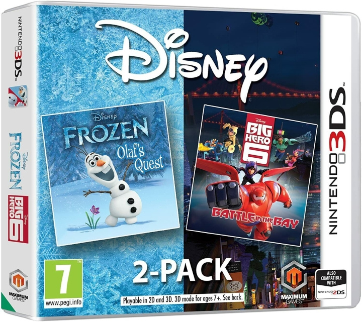 Maximum Games Disney Frozen Big Hero 6 Double pack (3DS) i gruppen Elektronikk / TV-spill & tilbehør / Nintendo 3DS hos TP E-commerce Nordic AB (C93841)