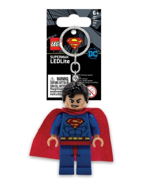 LEGO - DC Comics - LED-nøkkelring - Supermann (4002036-KE39H) i gruppen SPORT, FRITID & HOBBY / Tilbehør / Annet tilbehør hos TP E-commerce Nordic AB (C93983)