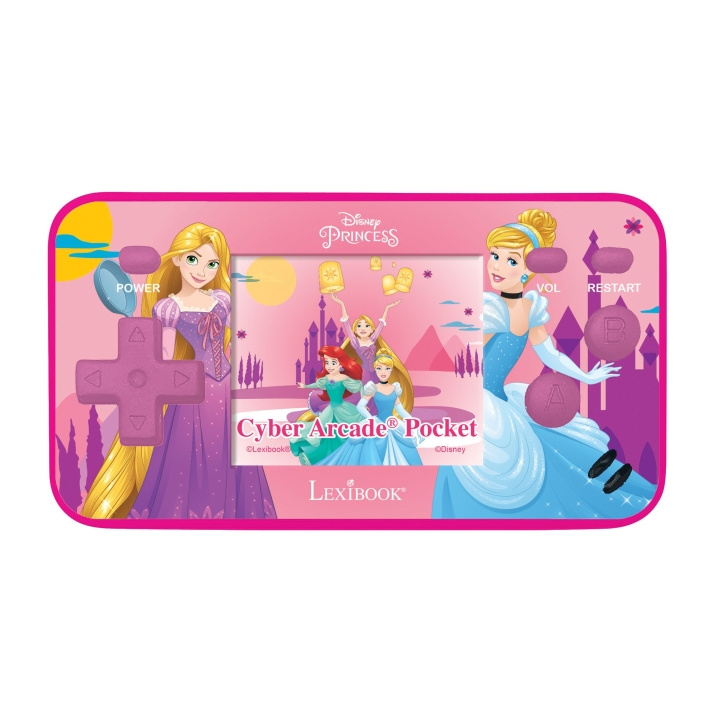 Lexibook Disney Princess - Håndholdt konsoll Cyber Arcade® Pocket (JL1895DP) i gruppen LEKER, BARN OG BABY / Leker / Elektronikk og media / Interaktive leker hos TP E-commerce Nordic AB (C94007)