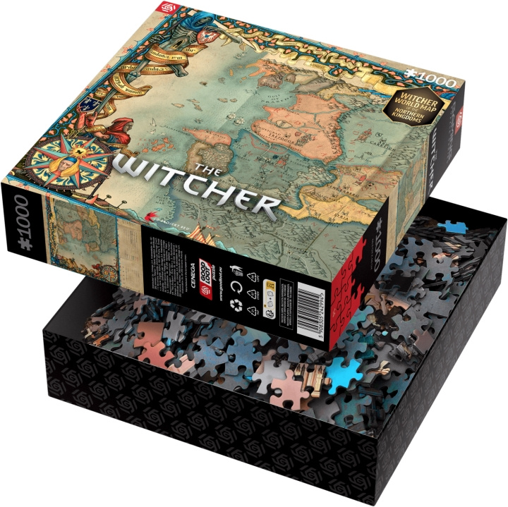 Good Loot Spillpuslespill: The Witcher 3 De nordlige kongedømmene Puslespill - 1000 i gruppen SPORT, FRITID & HOBBY / Hobby / Puslespill hos TP E-commerce Nordic AB (C94022)