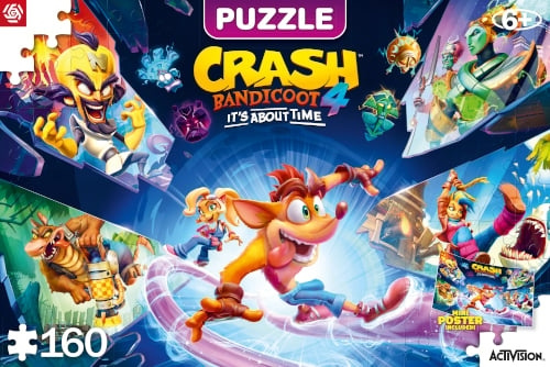 Good Loot Barn og unge: Crash Bandicoot 4: It\'s About Time Puzzles - 160 i gruppen SPORT, FRITID & HOBBY / Hobby / Puslespill hos TP E-commerce Nordic AB (C94070)