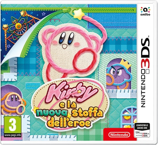 Nintendo Kirby And The New Cloth Of The Nintendo 3DS Hero (ITA) (engelsk i spillet) i gruppen Elektronikk / TV-spill & tilbehør / Nintendo 3DS hos TP E-commerce Nordic AB (C94075)