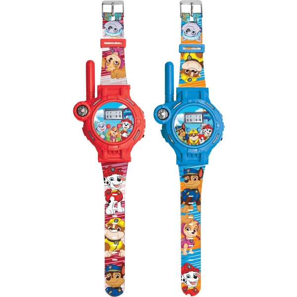 Lexibook Paw Patrol Walkie Talkie 2-i-1-klokke (200 m) (DMWTW1PA) i gruppen LEKER, BARN OG BABY / Leker / Elektronikk og media / Annen elektronikk og media hos TP E-commerce Nordic AB (C94166)