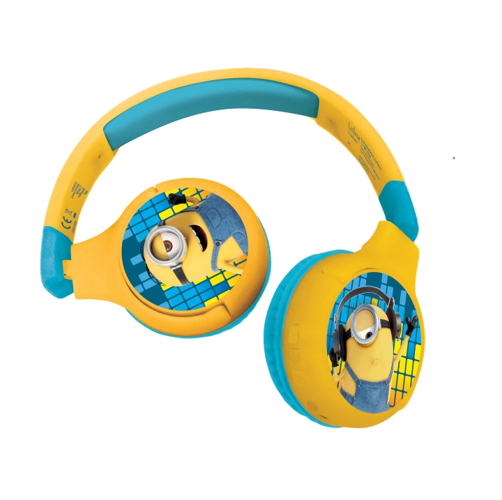 Lexibook Minions 2-i-1 Bluetooth®-hodetelefoner (HPBT010DES) i gruppen Elektronikk / Lyd & Bilde / Hodetelefoner & Tilbehør / Hodetelefoner hos TP E-commerce Nordic AB (C94169)