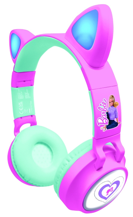 Lexibook Barbie Bluetooth-hodetelefoner med lys (HPBTKTBB) i gruppen Elektronikk / Lyd & Bilde / Hodetelefoner & Tilbehør / Hodetelefoner hos TP E-commerce Nordic AB (C94170)