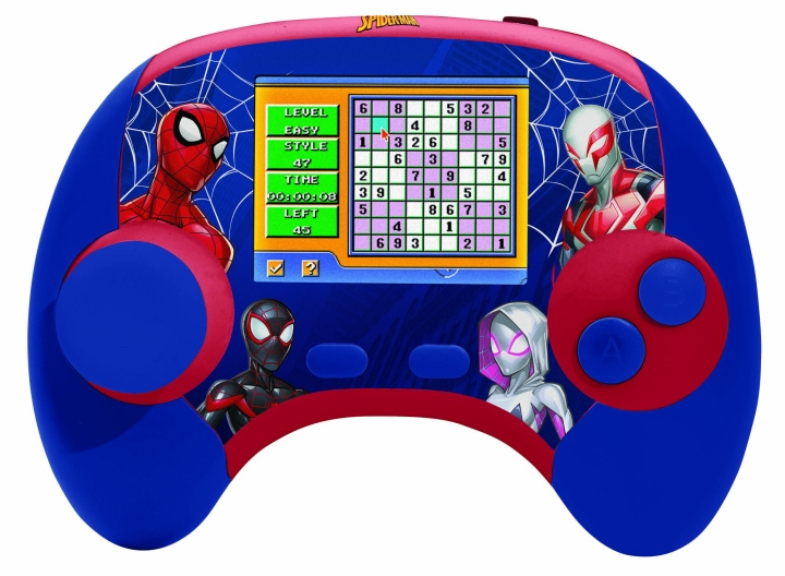 Lexibook Spider-Man pedagogisk tospråklig konsoll med LCD-skjerm (EN/FR) (JCG100SPi1) i gruppen LEKER, BARN OG BABY / Leker / Elektronikk og media / Interaktive leker hos TP E-commerce Nordic AB (C94172)