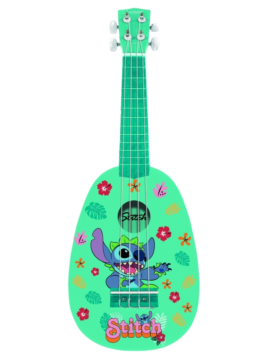 Lexibook Stitch ukulele i tre med nylonsnorer (21\')\' (K230D) i gruppen LEKER, BARN OG BABY / Musikk, sang og bilde / Instrumenter hos TP E-commerce Nordic AB (C94177)