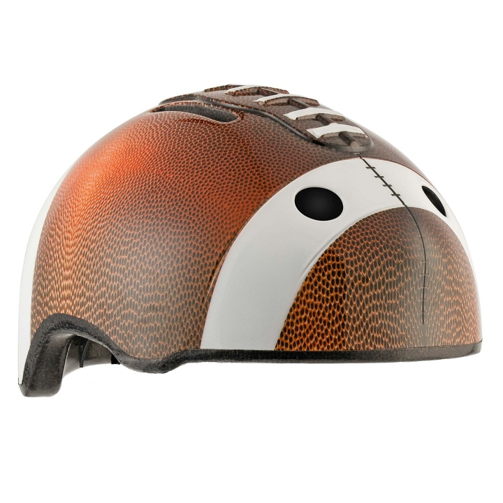 Crazy Safety Fotballsykkelhjelm - brun (49-55 cm) (103001-01) i gruppen SPORT, FRITID & HOBBY / Sportsutstyr / Sykkeltilbehør / Hjelmer hos TP E-commerce Nordic AB (C94260)