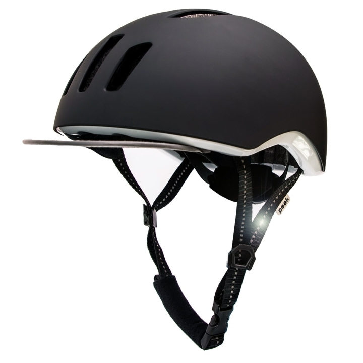 Crazy Safety Metro sykkelhjelm - svart (53 - 59 cm) (330102-10) i gruppen SPORT, FRITID & HOBBY / Sportsutstyr / Sykkeltilbehør / Hjelmer hos TP E-commerce Nordic AB (C94269)