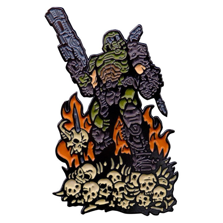 Fanatik DOOM Eternal Pin Badge i begrenset utgave i gruppen LEKER, BARN OG BABY / Leker / Figurer, miniatyrer og tilbehør hos TP E-commerce Nordic AB (C94284)