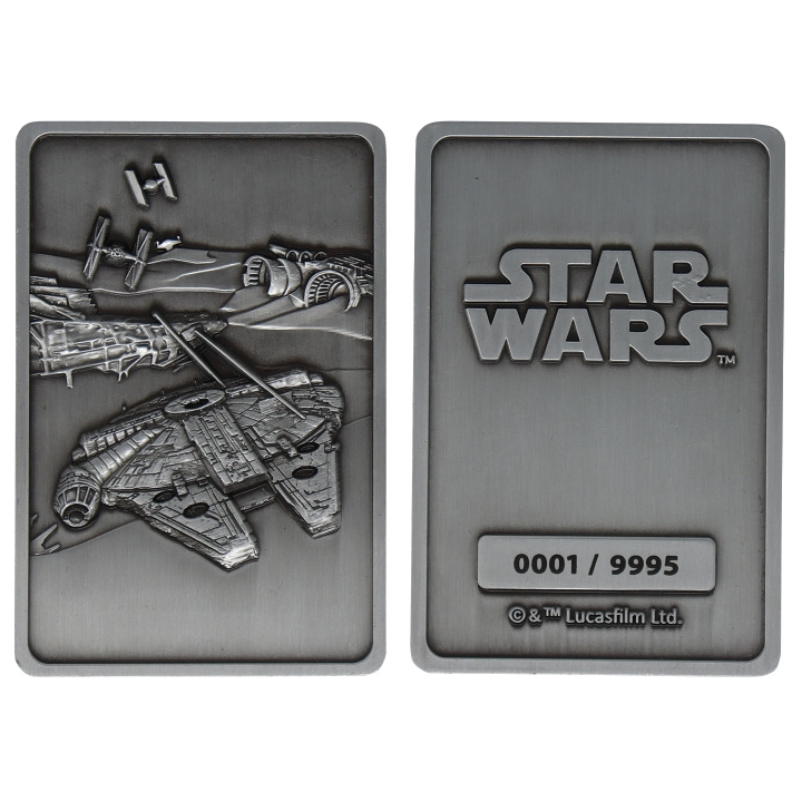 Fanatik Star Wars Millennium Falcon Ingot i begrenset utgave i gruppen SPORT, FRITID & HOBBY / Morsomme produkter / Samlerobjekter hos TP E-commerce Nordic AB (C94297)