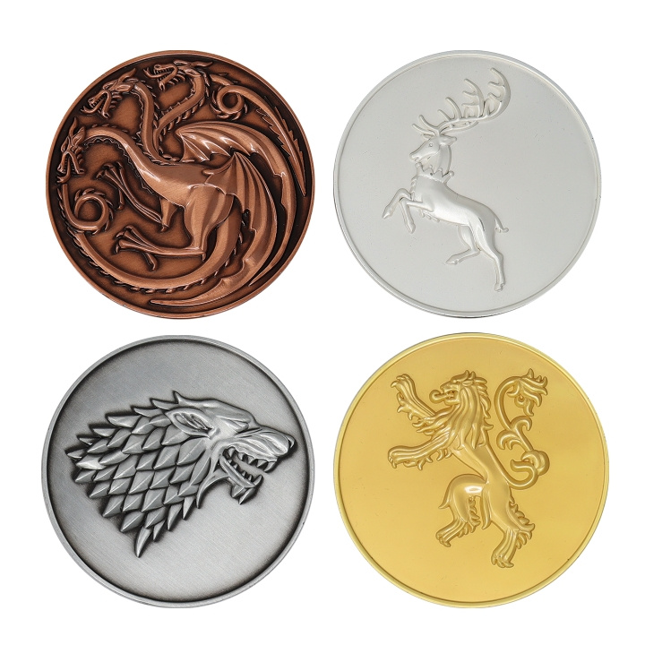 Fanatik Game of Thrones Limited Edition Sigil Medallion Collection i gruppen SPORT, FRITID & HOBBY / Morsomme produkter / Samlerobjekter hos TP E-commerce Nordic AB (C94301)