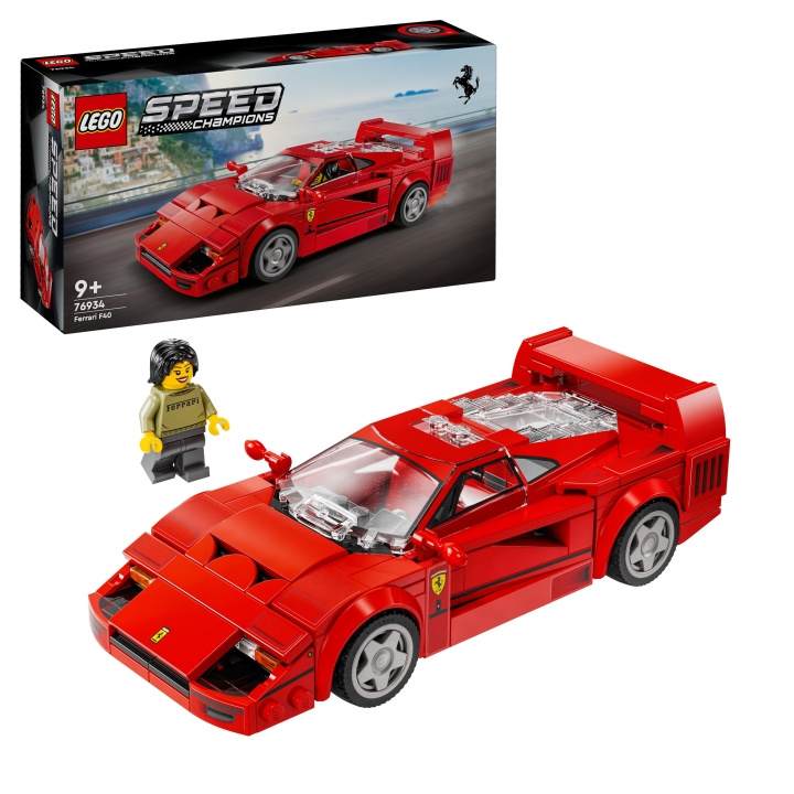 LEGO Speed Champions - Ferrari F40 Superbil (76934) i gruppen LEKER, BARN OG BABY / Leker / Byggeleker / Lego hos TP E-commerce Nordic AB (C94393)