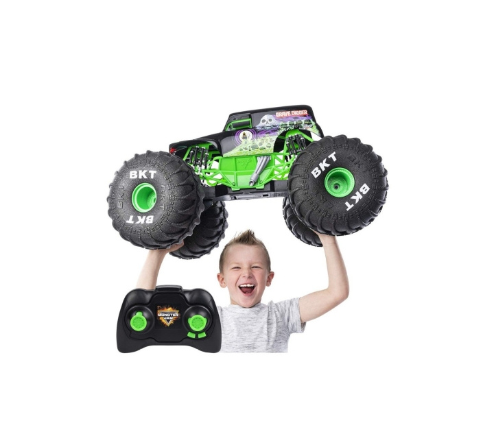 Monster Jam RC Mega Grave Digger (6046198) i gruppen LEKER, BARN OG BABY / Radiostyrt / Radiostyrte biler hos TP E-commerce Nordic AB (C94399)