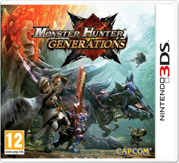 Capcom Monster Hunter: Generations (3DS) i gruppen Elektronikk / TV-spill & tilbehør / Nintendo 3DS hos TP E-commerce Nordic AB (C94426)