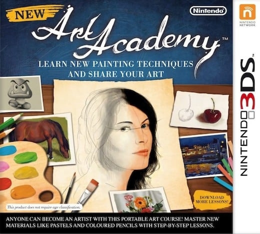 Nintendo New Art Academy (3DS) i gruppen Elektronikk / TV-spill & tilbehør / Nintendo 3DS hos TP E-commerce Nordic AB (C94444)