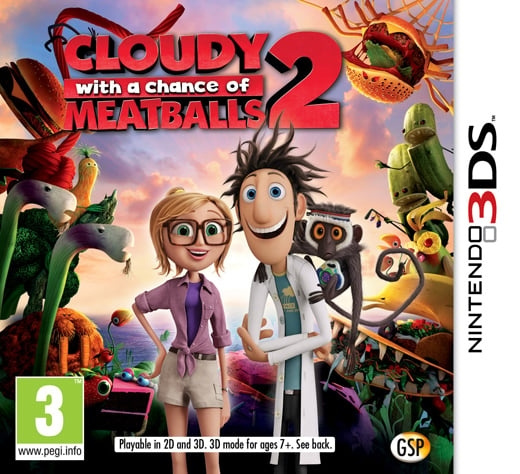 Cloudy with a Chance of Meatballs 2 (3DS) i gruppen Elektronikk / TV-spill & tilbehør / Nintendo 3DS hos TP E-commerce Nordic AB (C94458)