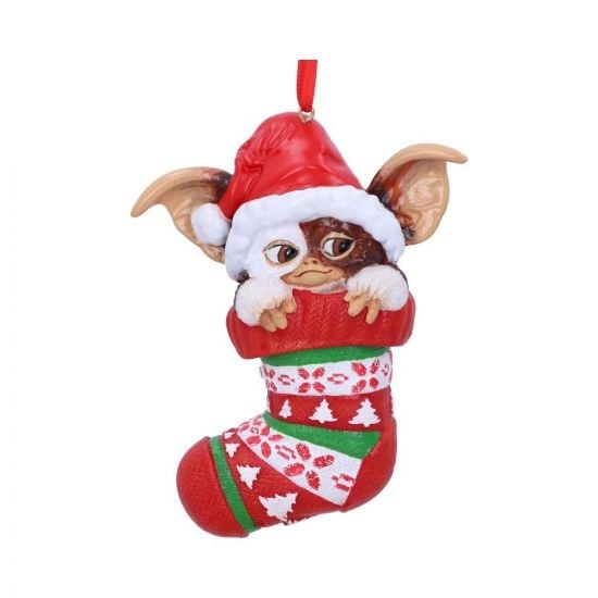 Nemesis Now Gremlins Gizmo i strømpe hengende ornament 12 cm i gruppen HJEM, HUS OG HAGE / Innredning / Julepynt hos TP E-commerce Nordic AB (C94463)