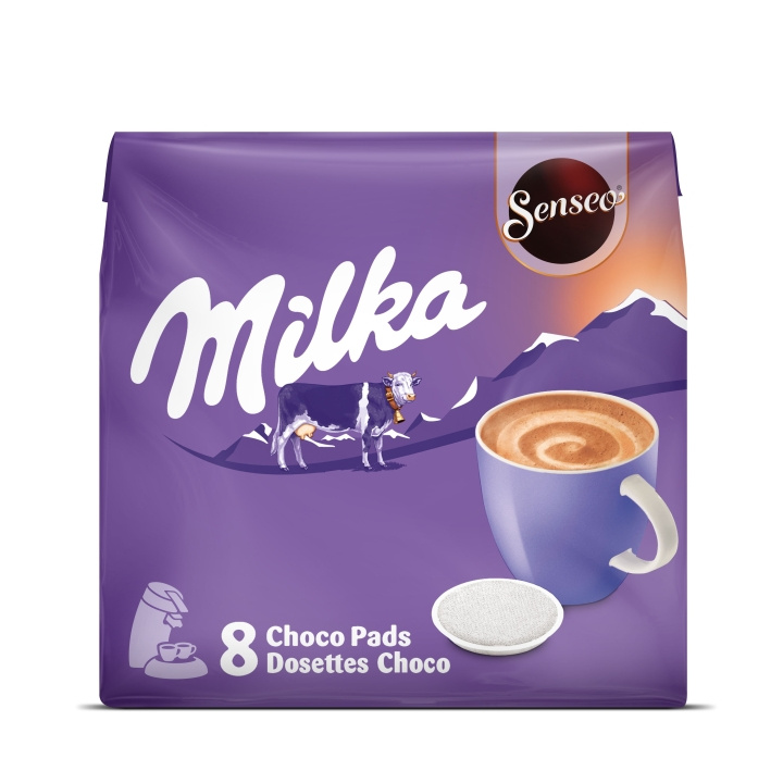 Senseo ® Coffee Pads - Milka - 8 stk i gruppen HJEM, HUS OG HAGE / Husholdningsapparater / Kaffe og espresso / Kaffekapsler hos TP E-commerce Nordic AB (C94566)