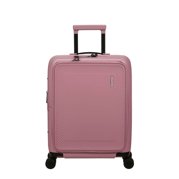 American Tourister Koffert DashPop Spinner 55/23 Front Pocket Laptop Lisas Pink i gruppen SPORT, FRITID & HOBBY / Reise / Kofferter hos TP E-commerce Nordic AB (C94698)