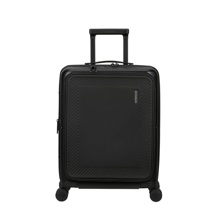 American Tourister Koffert DashPop Spinner 55/23 Front Pocket Laptop True Black i gruppen SPORT, FRITID & HOBBY / Reise / Kofferter hos TP E-commerce Nordic AB (C94700)