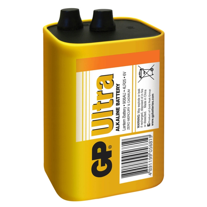 GP Batteri Alkalisk 4LR25/908AU 6V 1-Pk i gruppen Elektronikk / Batterier & Ladere / Batterier / Andre hos TP E-commerce Nordic AB (C94751)