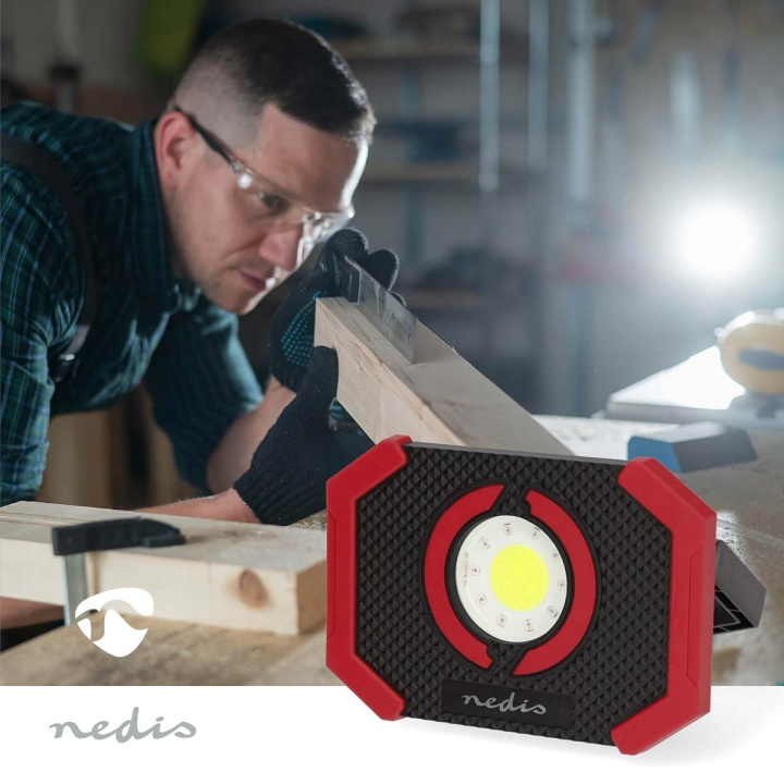 Nedis Rechargeable COB LED work light i gruppen HJEM, HUS OG HAGE / El og belysning / Arbeidsbelysning hos TP E-commerce Nordic AB (C94838)