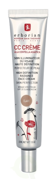 Erborian CC HD Radiance Face Cream SPF25 45 ml Clair i gruppen HELSE OG SKJØNNHET / Hudpleie / Ansikt / Ansiktskrem hos TP E-commerce Nordic AB (C94905)