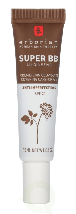 Erborian Super BB Covering Care-Cream SPF20 15 ml Chocolate i gruppen HELSE OG SKJØNNHET / Hudpleie / Ansikt / Ansiktskrem hos TP E-commerce Nordic AB (C94911)