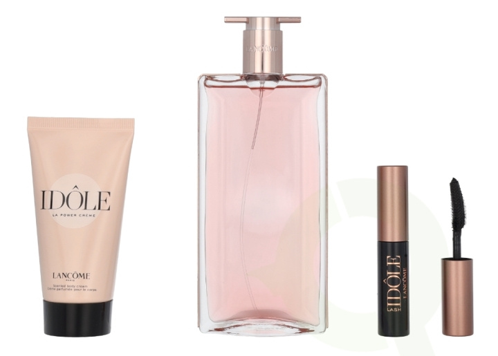 Lancome Idole Giftset 102.5 ml Edp Spray 50ml/Power Cream 50ml/Lash Mascara 2.5ml i gruppen HELSE OG SKJØNNHET / Gavesett / Gavesett for henne hos TP E-commerce Nordic AB (C94966)