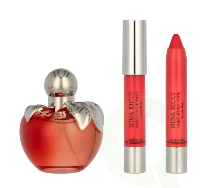 Nina Ricci Nina Loves You Giftset 52.5 ml Edt Spray 50ml/Lipstick 2,5gr i gruppen HELSE OG SKJØNNHET / Gavesett / Gavesett for henne hos TP E-commerce Nordic AB (C94996)