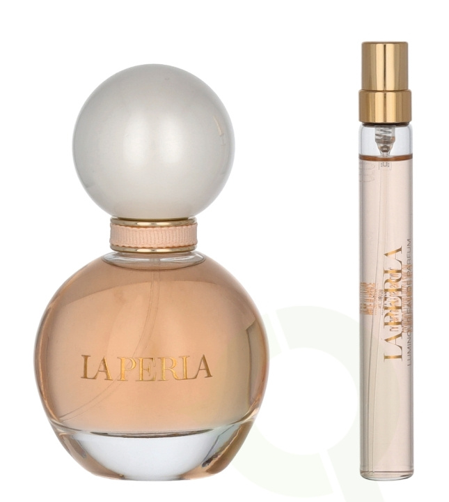 La Perla Luminous Giftset 60 ml Edp Spray 50ml/Edp Spray 10ml i gruppen HELSE OG SKJØNNHET / Gavesett / Gavesett for henne hos TP E-commerce Nordic AB (C95008)