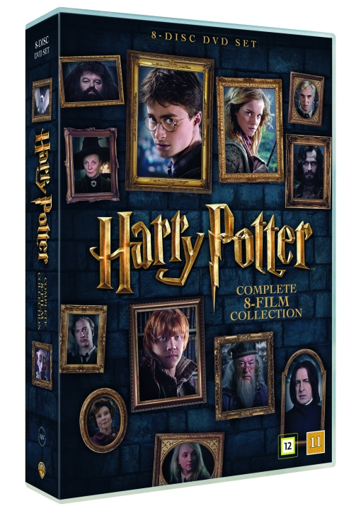 Harry Potter: Den komplette 8-films samlingen (8-disc) - DVD i gruppen Elektronikk / Lyd & Bilde / TV og tilbehør / Filmer / DVD hos TP E-commerce Nordic AB (C95045)