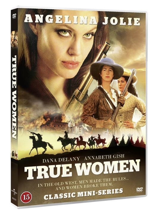 True Women (mini-series) DVD - starring Angelina Jolie, Dana Delany and Annabeth Gish i gruppen Elektronikk / Lyd & Bilde / TV og tilbehør / Filmer / DVD hos TP E-commerce Nordic AB (C95154)