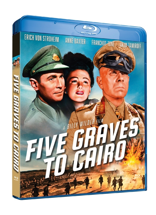 Five Graves to Cairo i gruppen Elektronikk / Lyd & Bilde / TV og tilbehør / Filmer / Blu-ray hos TP E-commerce Nordic AB (C95297)